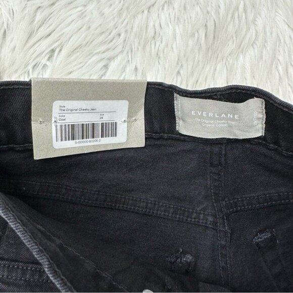 Everlane Women's NWT Coal‎ The Original Cheeky Minimalist Jean W28.5/L25 - Picture 6 of 11